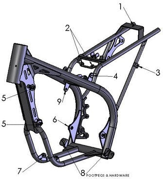 Cobra 50 Big Wheel 2012 Parts – Frame I