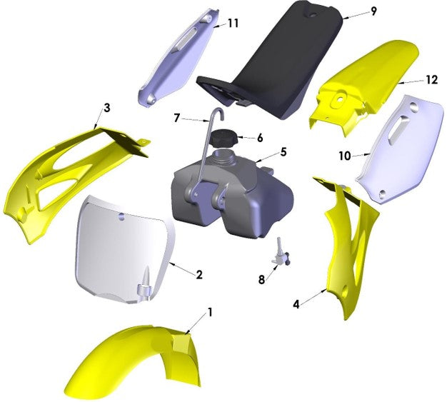 2018 Cobra 50P3 Parts – Plastic & Seat