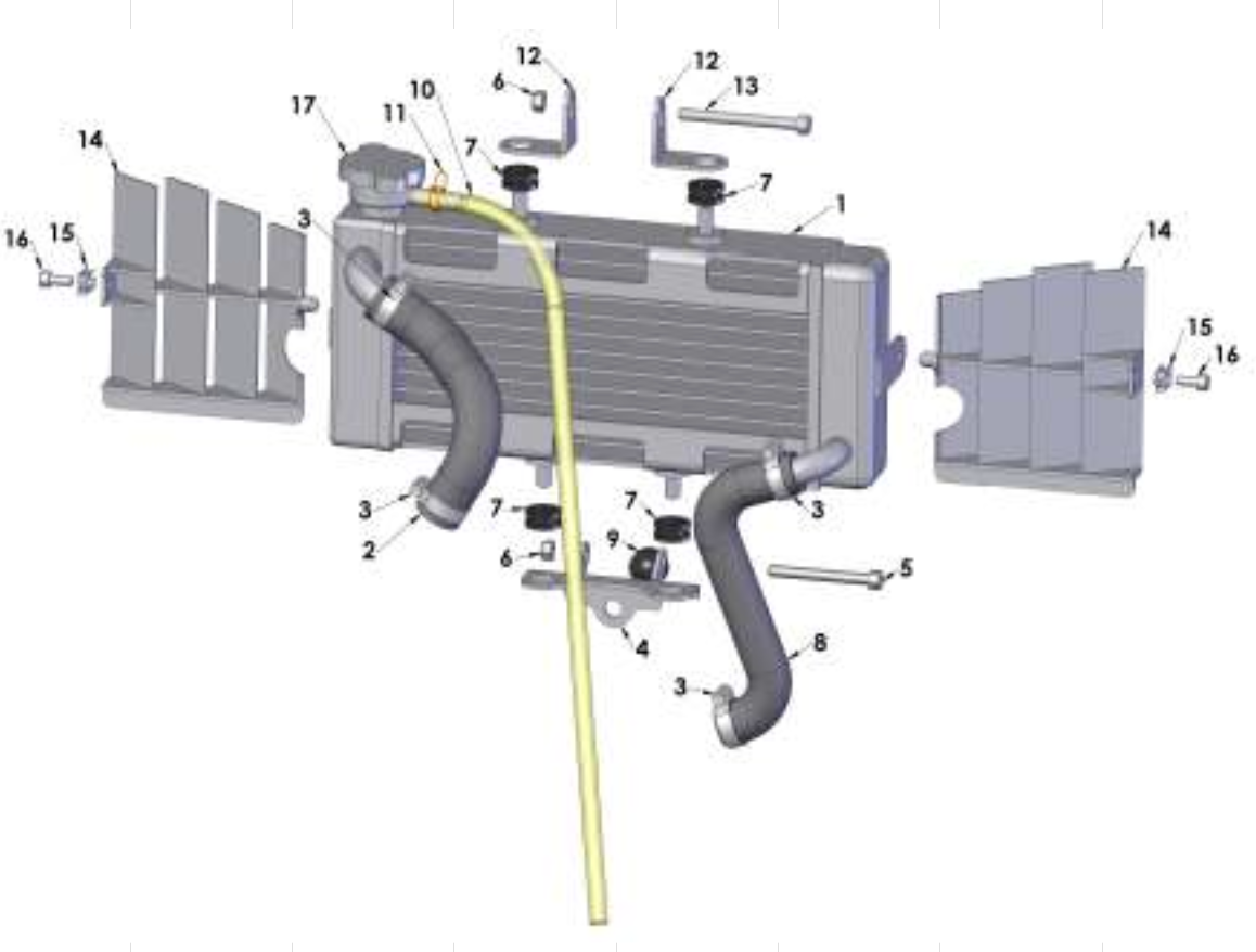 2013 Cobra 50JR Parts – Coolant System