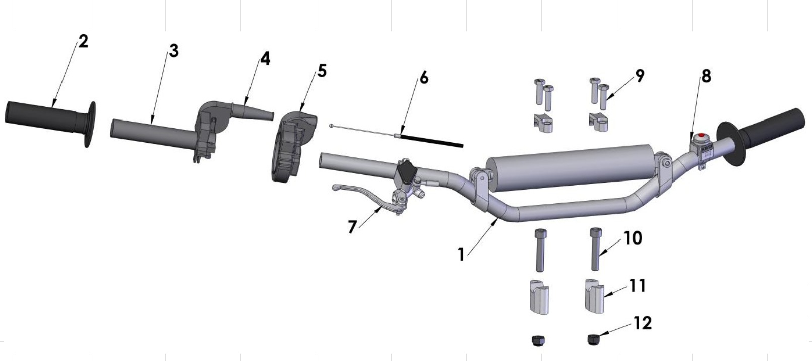 2013 Cobra 50SR (King) Parts – Bars and Controls