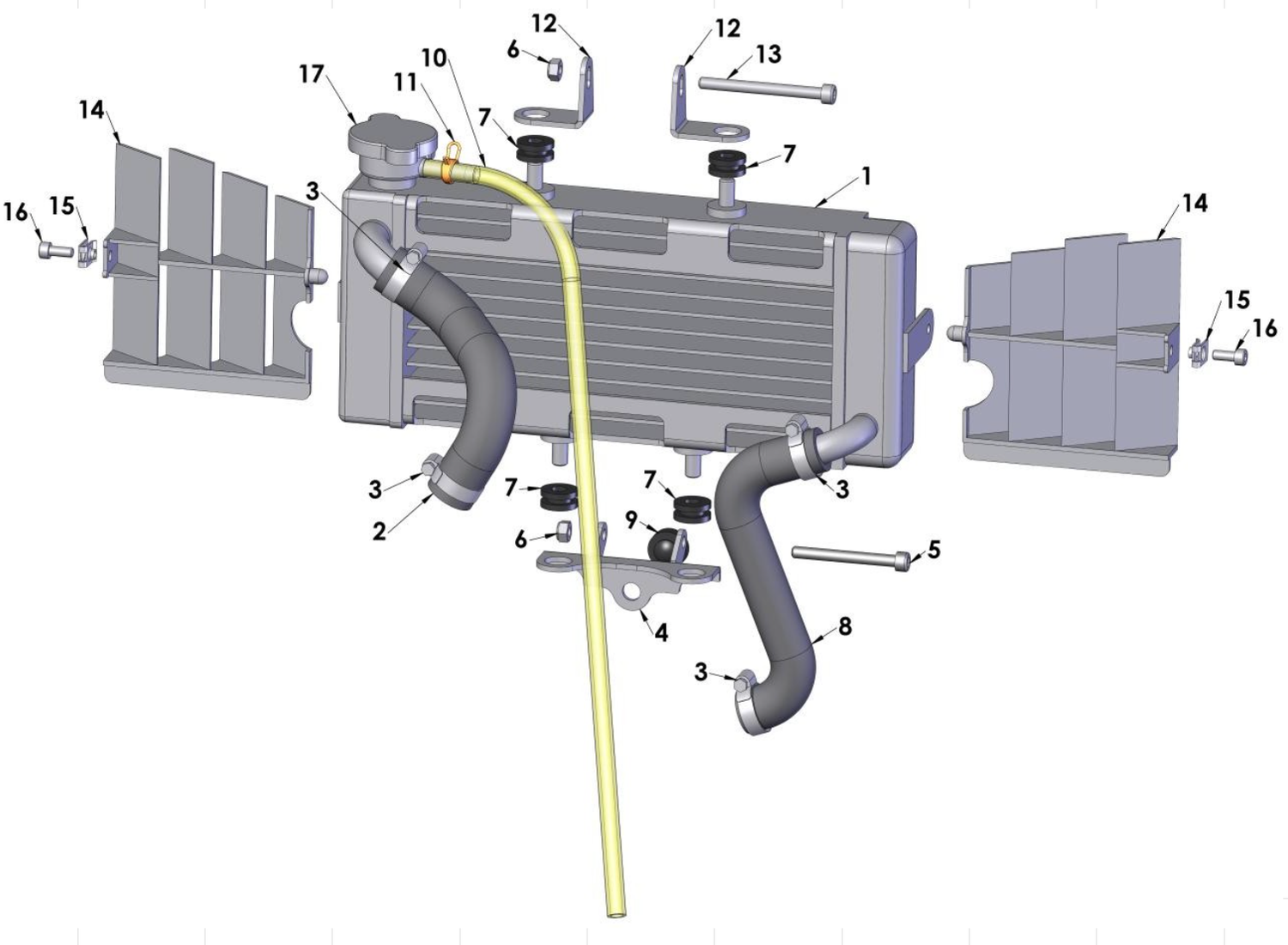 2014 Cobra 50JR Parts – Coolant System