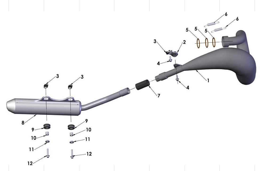 Cobra CX65 2013 Parts – Exhaust System