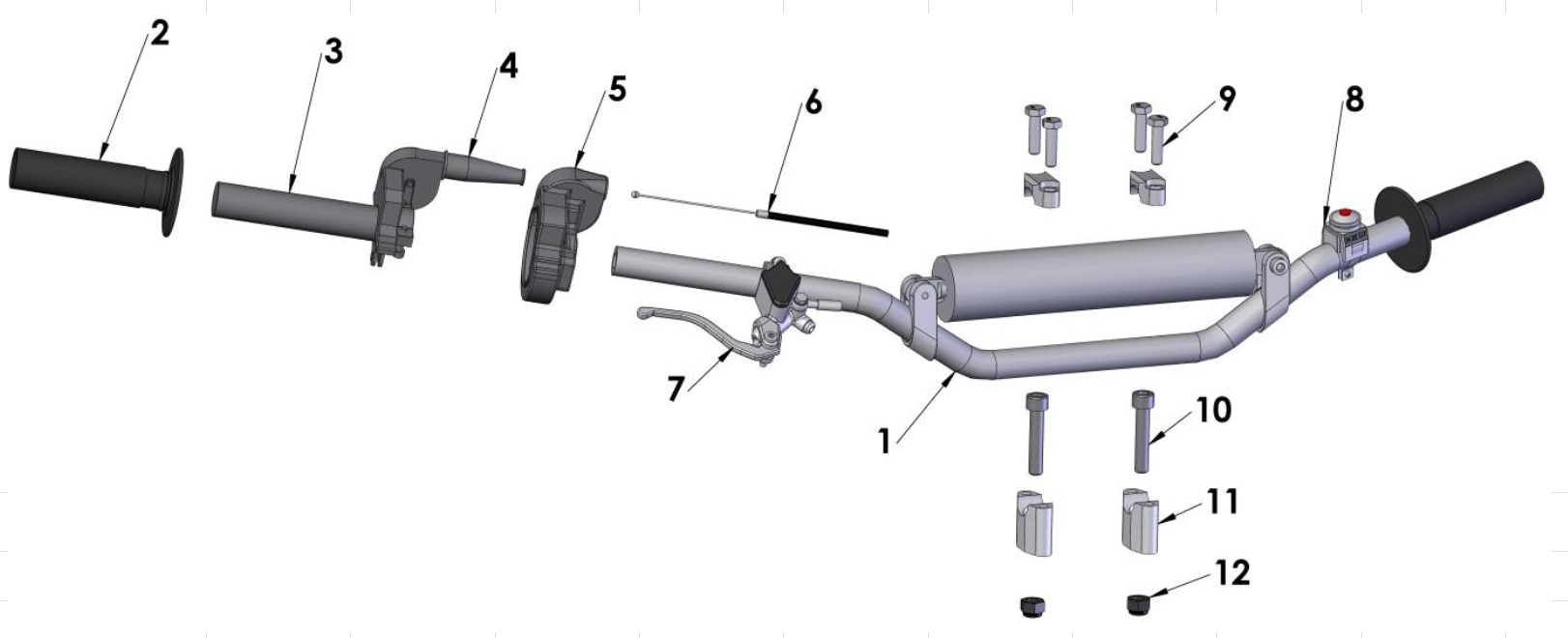 Cobra 50SR (King) 2014 Parts – Bars and Controls