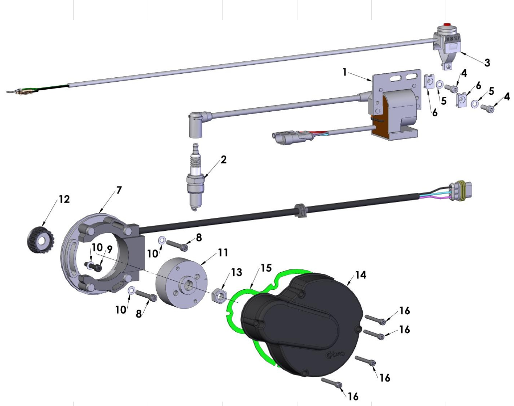 2014 Cobra 50SR (King) Parts – Electrical System