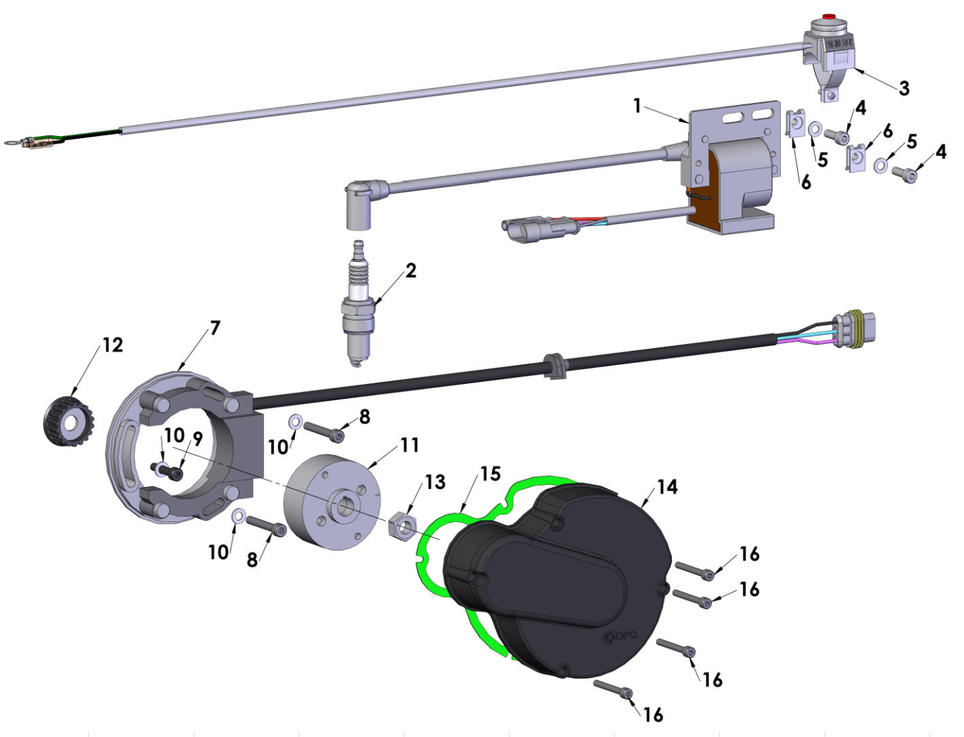 2015 Cobra 50SR (King) Parts – Electrical System