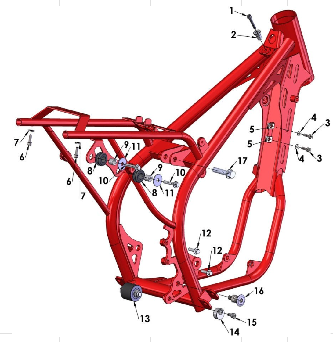 2015 Cobra 50SR (King) Parts – Frame II