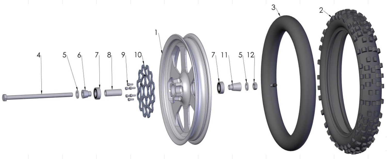 Parts – Front Wheel Parts – Front Wheel