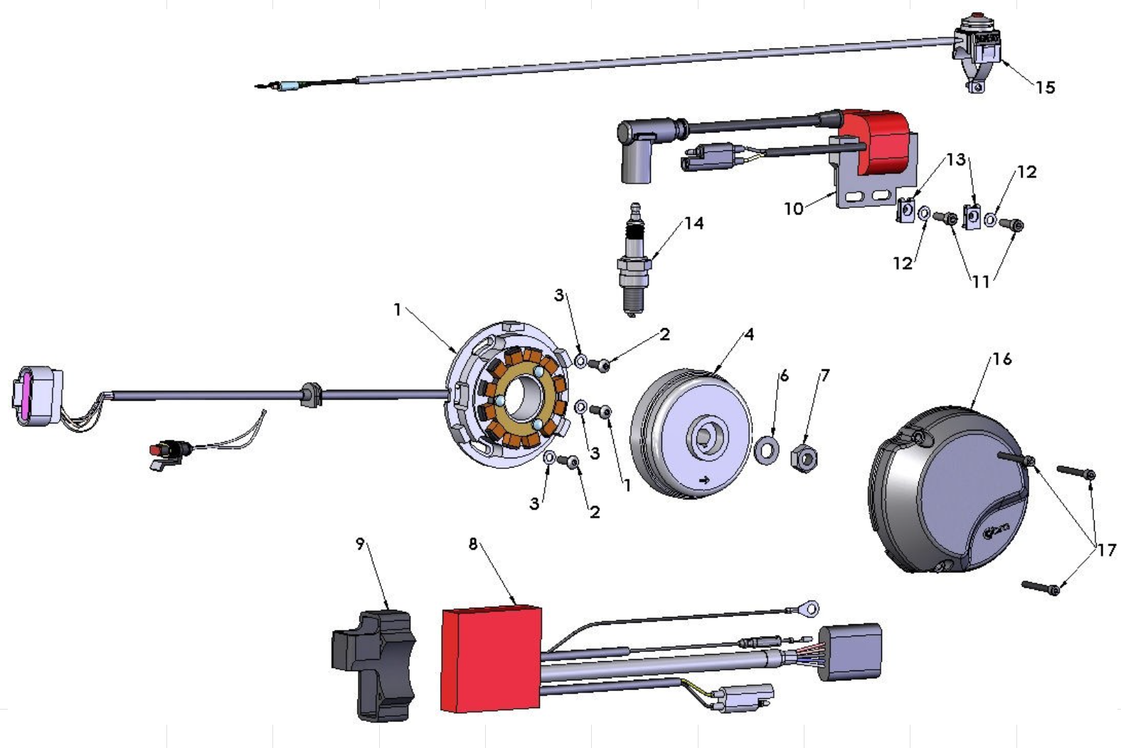 2015 Cobra CX65 Parts – Electrical System