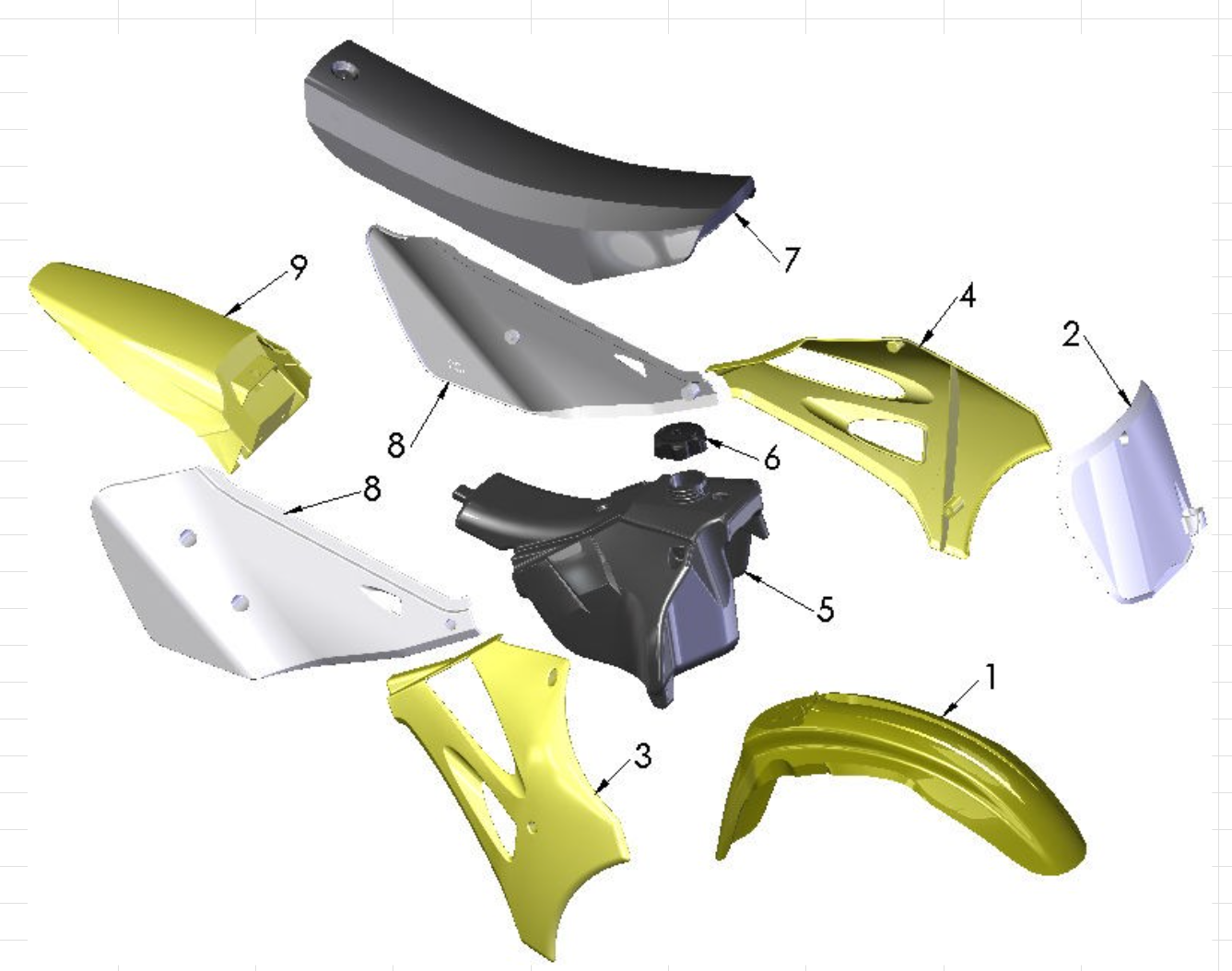 2015 Cobra CX65 Parts – Bodywork