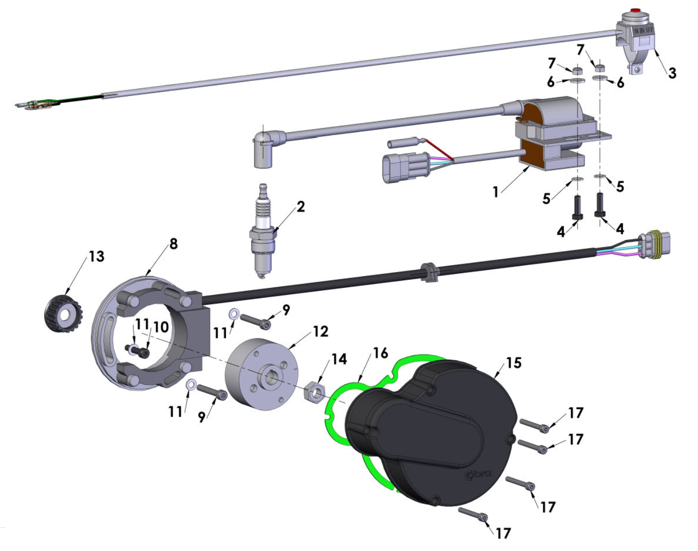 Cobra 50JR 2016 Parts – Electrical System