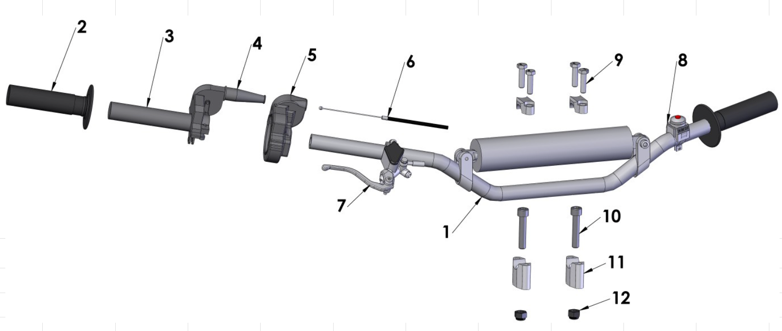 Cobra 50SR (King) 2016 Parts – Bars and Controls