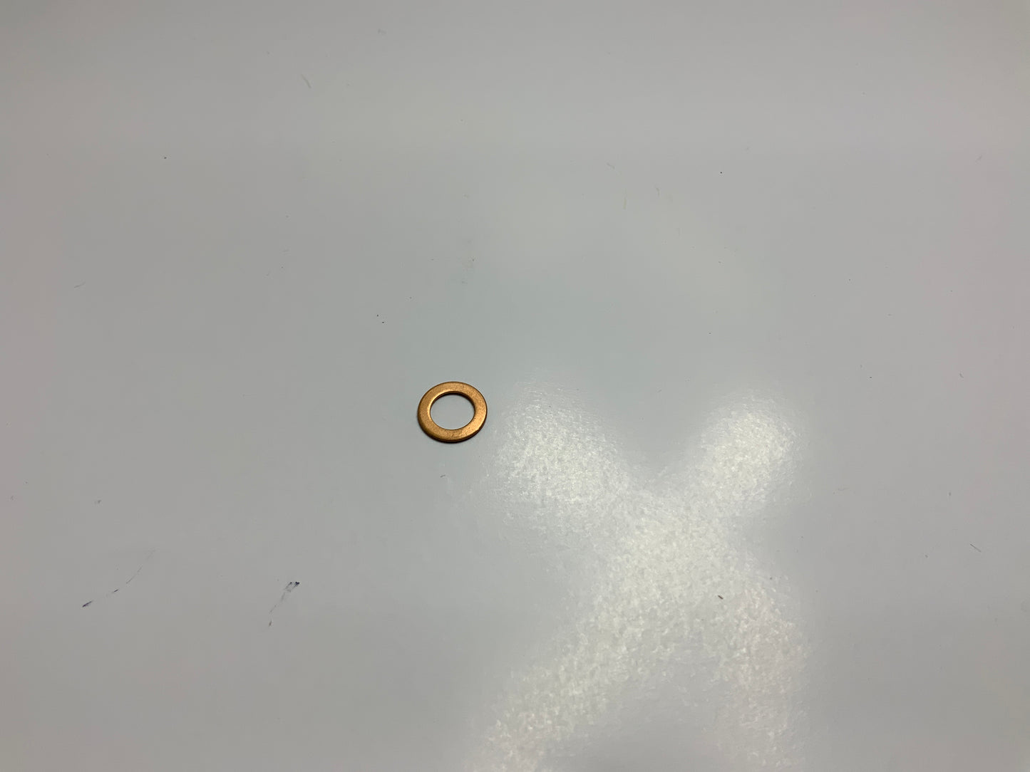 CRUSH WASHER -  8MM COPPER 0.8 THICK