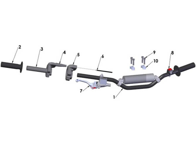 2025 CX5E Parts – Bars and Controls