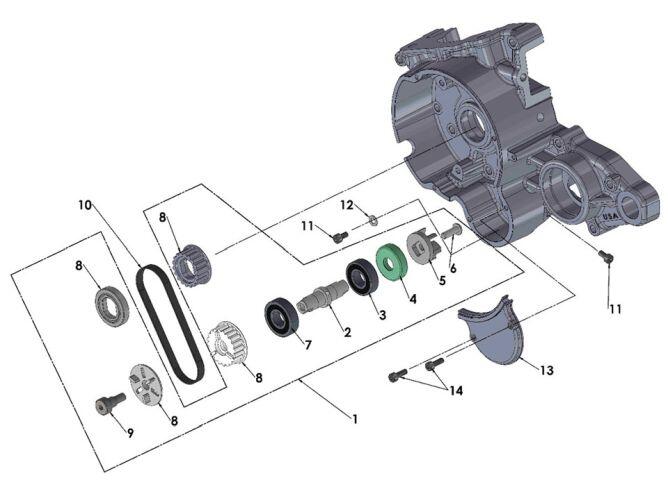 2025 CX50JR Parts – Forks – Leg Assembly – Non-Brake Side