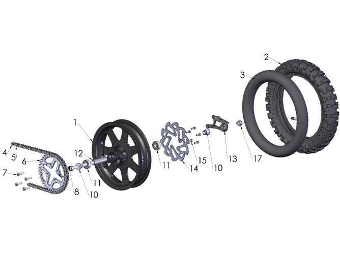 CHAIN 420H 88L FOR JR/P3 14/37