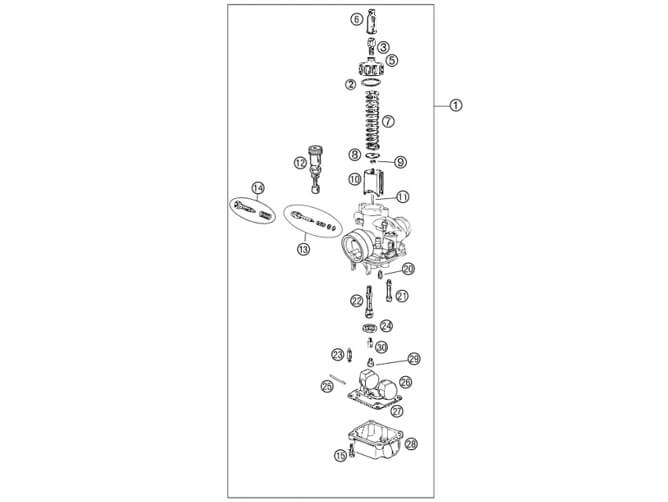 CARB - NEEDLE RETAINER PLATE #13